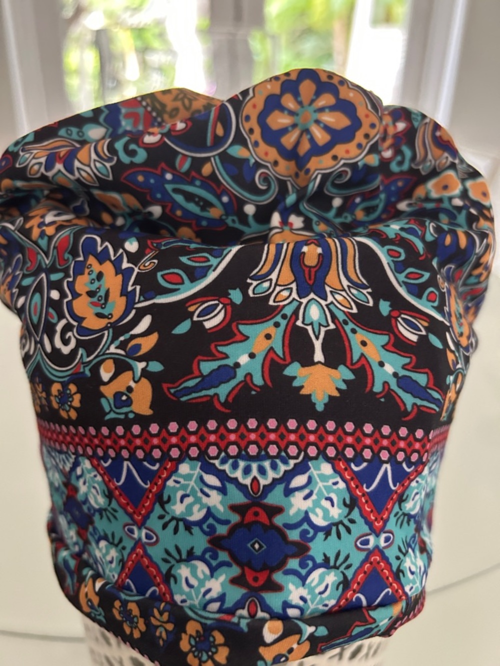 BEANIE Colorful Boho Paisley , unique !!!!